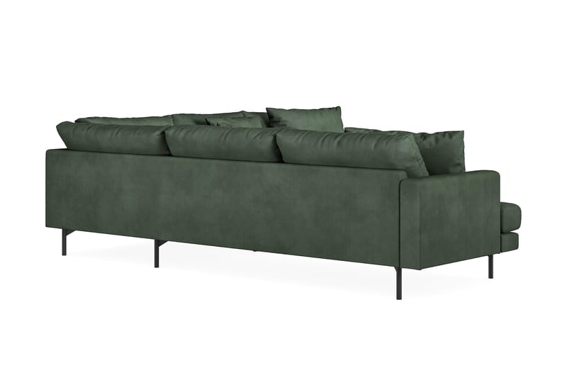 Menard 6-istuttava Oikeakätinen L-muotoinen Kulmasohva Manchesterista - Vihreä - Huonekalut - Sohva - Kulmasohva