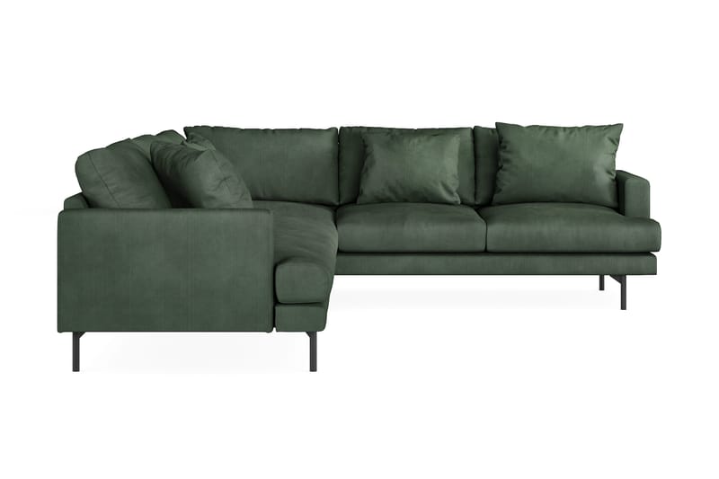 Menard 6-istuttava Oikeakätinen L-muotoinen Kulmasohva Manchesterista - Vihreä - Huonekalut - Sohva - Kulmasohva
