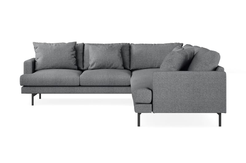 Menard 6-istuttava Vasenkätinen L-muotoinen Kulmasohva Kankaasta - Tummanharmaa - Huonekalut - Sohva - Kulmasohva