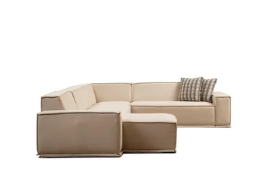 Nightcap kulmasohva divaanilla 5-istuttava - Beige - Huonekalut - Sohva - Moduulisohva - Moduulisohvakokonaisuus
