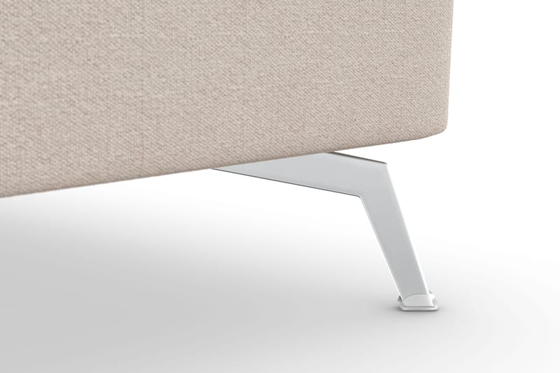 Ocean Lyx 5-istuttava Käännettävä L-muotoinen Kulmasohva Kankaalla - Beige - Huonekalut - Sohva - Kulmasohva