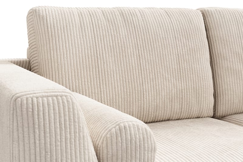 Ocean Lyx 5-istuttava Käännettävä L-muotoinen Kulmasohva Manchester-kankaalla - Beige - Huonekalut - Sohva - Kulmasohva