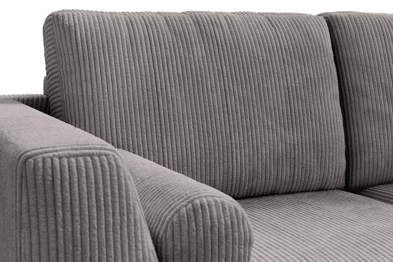 Ocean Lyx 5-istuttava Käännettävä L-muotoinen Kulmasohva Manchester-kankaalla - Tummanharmaa - Huonekalut - Sohva - Kulmasohva