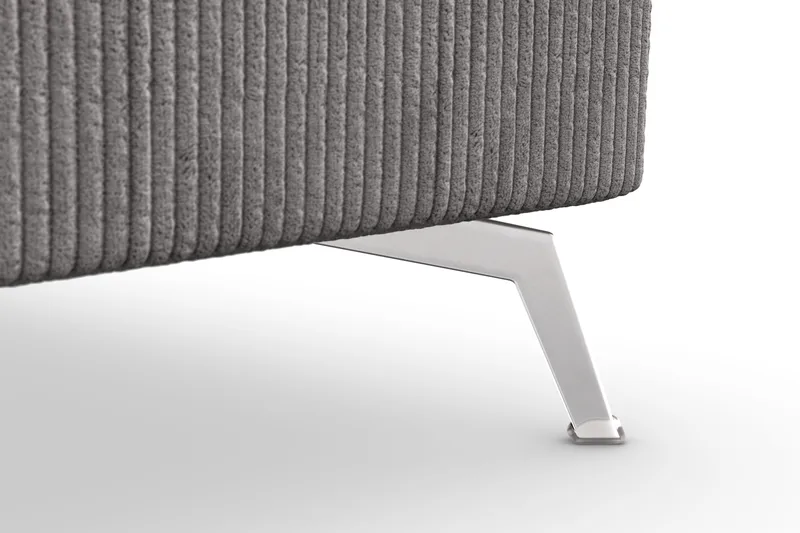 Ocean Lyx 5-istuttava Käännettävä L-muotoinen Kulmasohva Manchester-kankaalla - Tummanharmaa - Huonekalut - Sohva - Kulmasohva