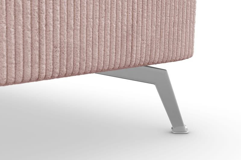 Ocean Lyx 5-istuttava Käännettävä L-muotoinen Kulmasohva Manchester-kankaalla - Vaaleanpunainen - Huonekalut - Sohva - Kulmasohva