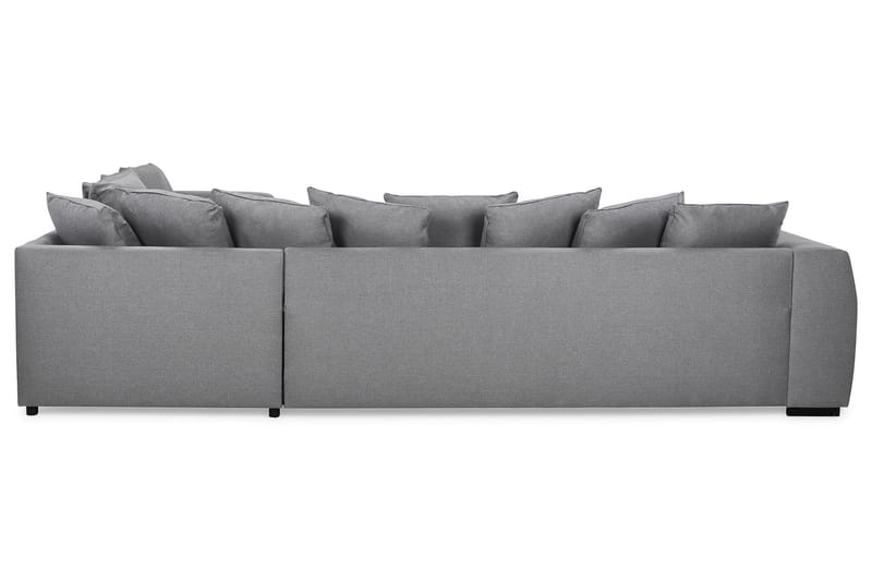 Optus 5-istuttava Käännettävä U-muotoinen Kulmasohva Divaanilla Kankaalla - Vaaleanharmaa - Huonekalut - Sohva - Kulmasohva - Kulmadivaanisohva