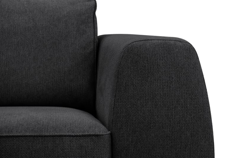 Optus 5-istuttava kulmasohva, käännettävä divaani - Musta - Huonekalut - Sohva - Kulmasohva - Kulmadivaanisohva