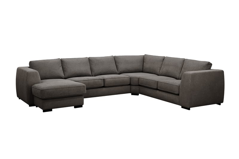 Optus 5-istuttava kulmasohva, käännettävä divaani - Tummanharmaa - Huonekalut - Sohva - Kulmasohva - Kulmadivaanisohva