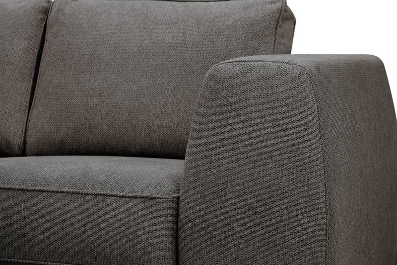 Optus 5-istuttava kulmasohva, käännettävä divaani - Tummanharmaa - Huonekalut - Sohva - Kulmasohva - Kulmadivaanisohva