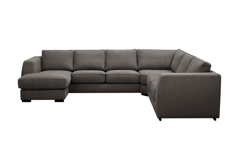 Optus 5-istuttava kulmasohva, käännettävä divaani - Tummanharmaa - Huonekalut - Sohva - Kulmasohva - Kulmadivaanisohva