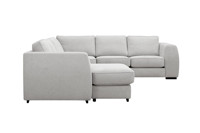 Optus 5-istuttava kulmasohva, käännettävä divaani - Vaaleanharmaa - Huonekalut - Sohva - Kulmasohva - Kulmadivaanisohva