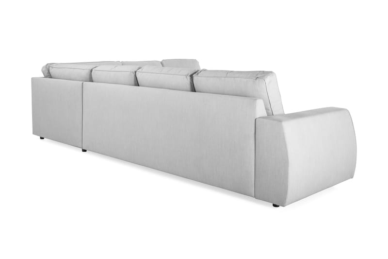 Optus Lyx 5-istuttava Käännettävä L-muotoinen Kulmasohva Kankaasta - Harmaa - Huonekalut - Sohva - Kulmasohva