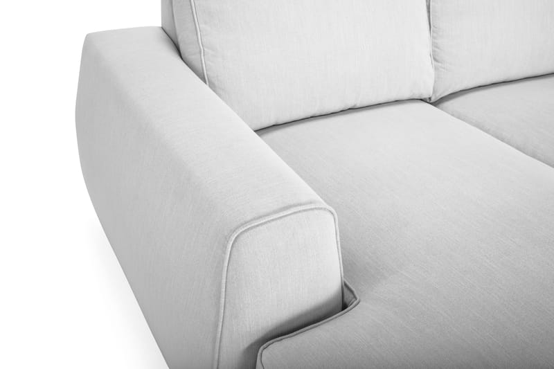 Optus Lyx 5-istuttava Käännettävä L-muotoinen Kulmasohva Kankaasta - Harmaa - Huonekalut - Sohva - Kulmasohva