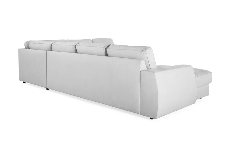 Optus Lyx 5-istuttava Vasenkätinen U-muotoinen Kulmasohva Divaanilla Kankaasta - Harmaa - Huonekalut - Sohva - Kulmasohva - Kulmadivaanisohva