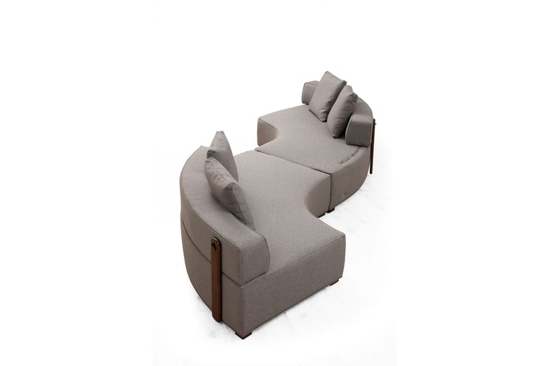 Sohva 4:n ist Narrandera - Harmaa - Huonekalut - Sohva - Kulmasohva