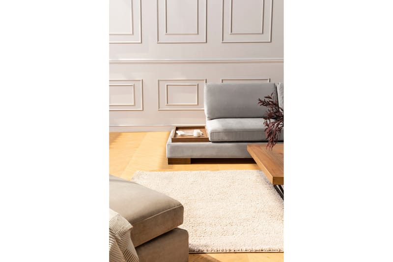 Sohva avopäädyllä Nathalie Oikea - Vaaleanharmaa/Luonnonväri - Huonekalut - Sohva - Kulmasohva