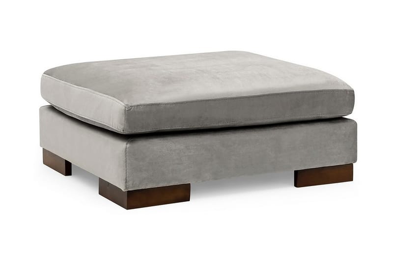 Sohva avopäädyllä Nathalie rahilla Oikea - Vaaleanharmaa/Luonnonväri - Huonekalut - Sohva - Kulmasohva