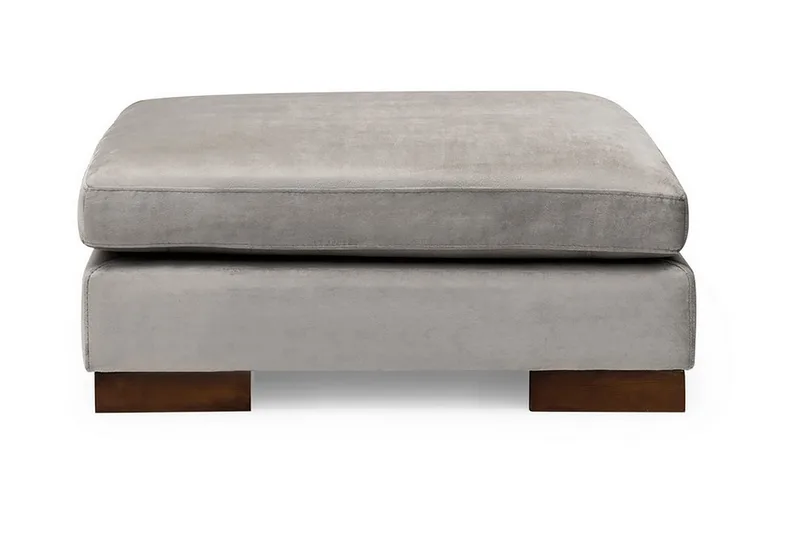 Sohva avopäädyllä Nathalie rahilla Vasen - Vaaleanharmaa/Luonnonväri - Huonekalut - Sohva - Kulmasohva