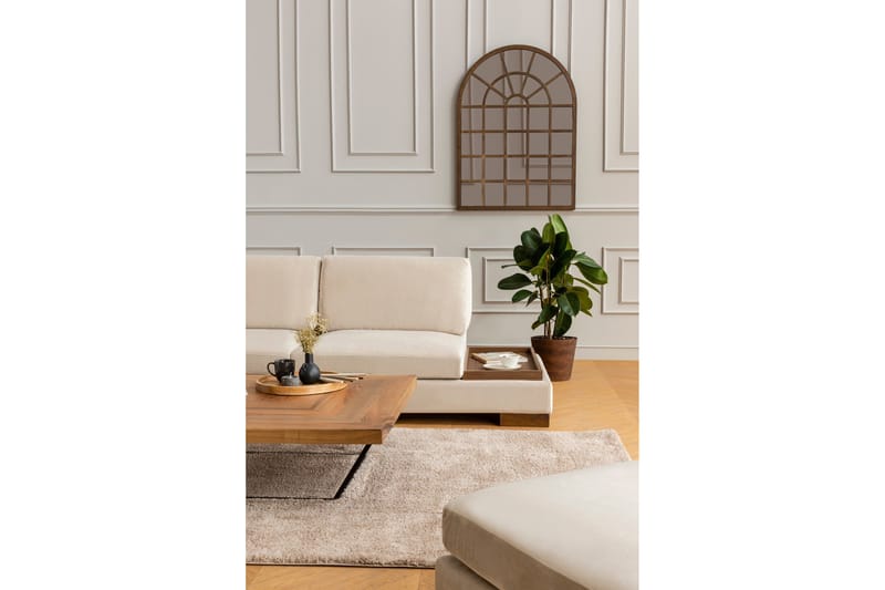 Sohva avopäädyllä Nathalie Vasen - Beige/Luonnonväri - Huonekalut - Sohva - Kulmasohva