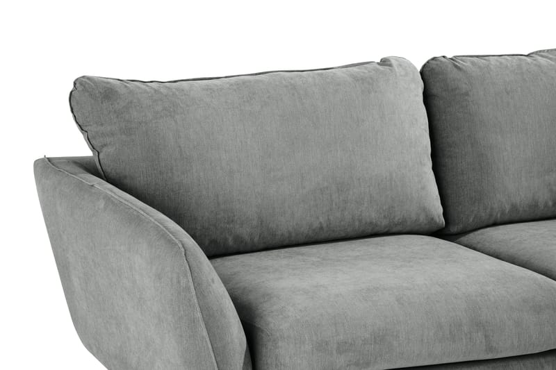 Trend Lyx 6-istuttava Käännettävä L-muotoinen Kulmasohva Kankaalla - Harmaa - Huonekalut - Sohva - Kulmasohva