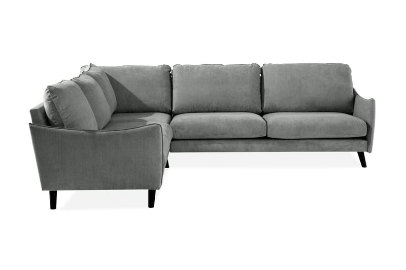 Trend Lyx 6-istuttava Käännettävä L-muotoinen Kulmasohva Kankaalla - Harmaa - Huonekalut - Sohva - Kulmasohva