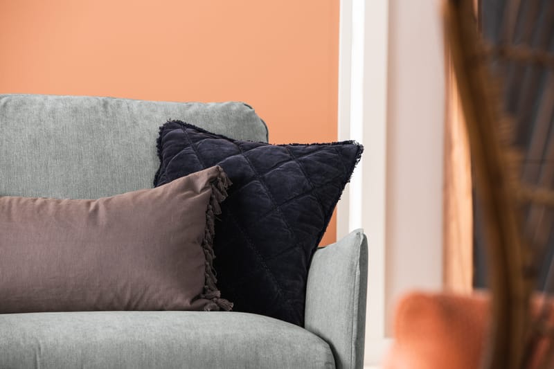 Trend Lyx 6-istuttava Käännettävä L-muotoinen Kulmasohva Kankaalla - Harmaa - Huonekalut - Sohva - Kulmasohva