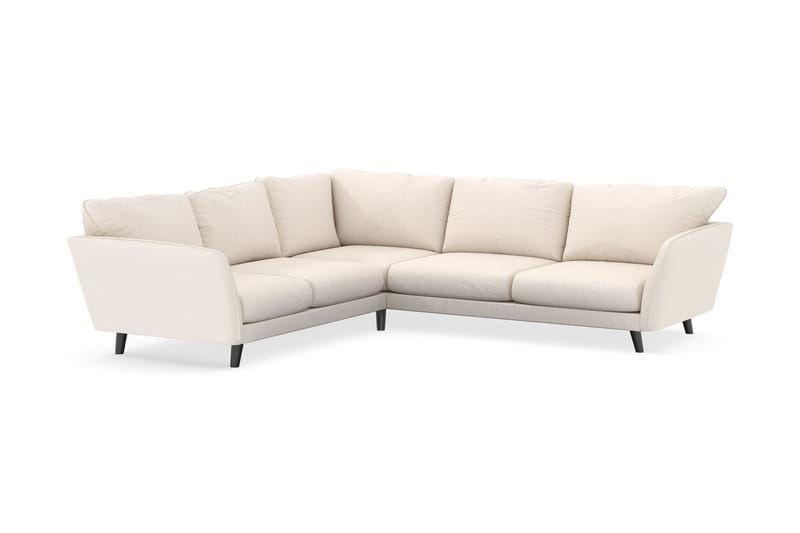 Trend Lyx 6-istuttava Käännettävä L-muotoinen Kulmasohva Manchester-kankaalla - Beige - Huonekalut - Sohva - Kulmasohva