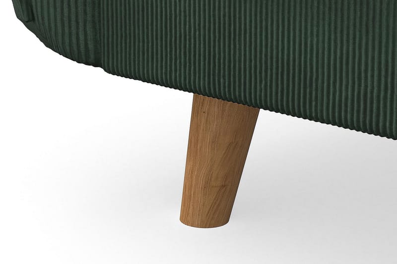 Trend Lyx 6-istuttava Käännettävä L-muotoinen Kulmasohva Manchester-kankaalla - Tummanvihreä - Huonekalut - Sohva - Kulmasohva