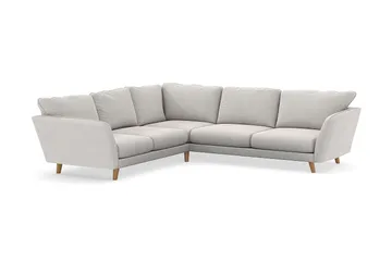 Trend Lyx 6-istuttava Käännettävä L-muotoinen Kulmasohva Sametilla