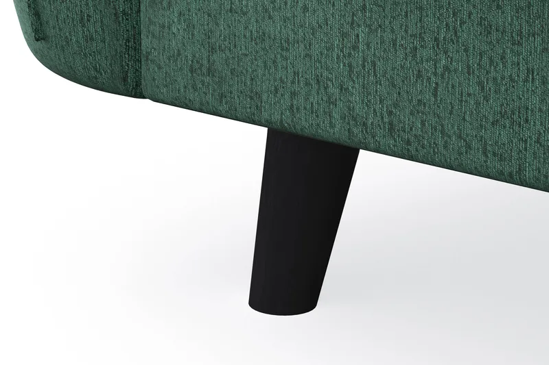 Trend Lyx 6-istuttava Käännettävä L-muotoinen Kulmasohva Sametilla - Tummanvihreä - Huonekalut - Sohva - Kulmasohva