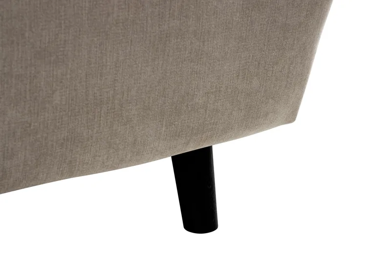 Trend Lyx Vändbar Hörnsoffa Scandi Days Beige Trend, Black Lulu 4, Beige Fabric - Huonekalut - Sohva - Kulmasohva