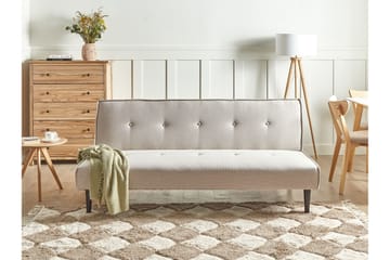 Landstorp Vuodesohva 3-istuttava - Beige/Musta - Huonekalut - Sohva - Vuodesohva - 3 istuttava vuodesohva