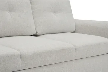 Leia 3-istuttava kangasvuodesohva - Beige - Huonekalut - Sohva - Vuodesohva - 3 istuttava vuodesohva