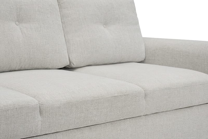Leia 3-istuttava kangasvuodesohva - Beige - Huonekalut - Sohva - Vuodesohva - 3 istuttava vuodesohva