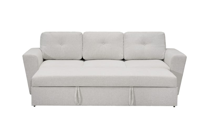 Leia 3-istuttava kangasvuodesohva - Beige - Huonekalut - Sohva - Vuodesohva - 3 istuttava vuodesohva