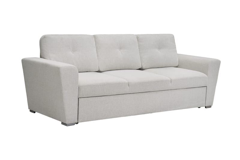 Leia 3-istuttava kangasvuodesohva - Beige - Huonekalut - Sohva - Vuodesohva - 3 istuttava vuodesohva