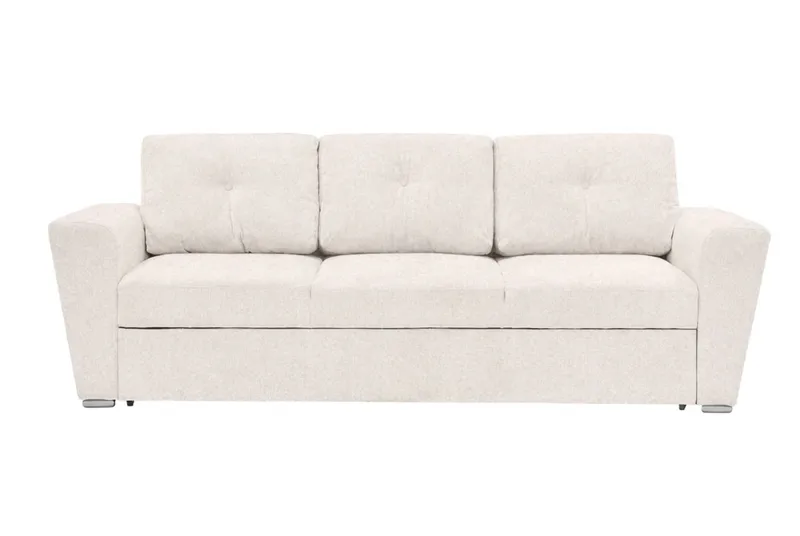 Leia 3-istuttava kangasvuodesohva, Beige
