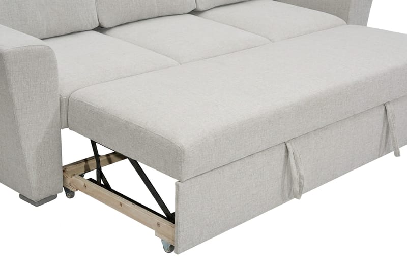 Leia 3-istuttava kangasvuodesohva - Beige - Huonekalut - Sohva - Vuodesohva - 3 istuttava vuodesohva