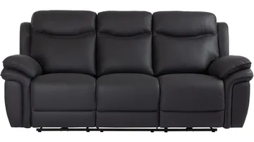 Livaro recliner-sohva 3-istuttava, sähkötoiminen - Musta - Huonekalut - Sohva - 3:n istuttava sohva