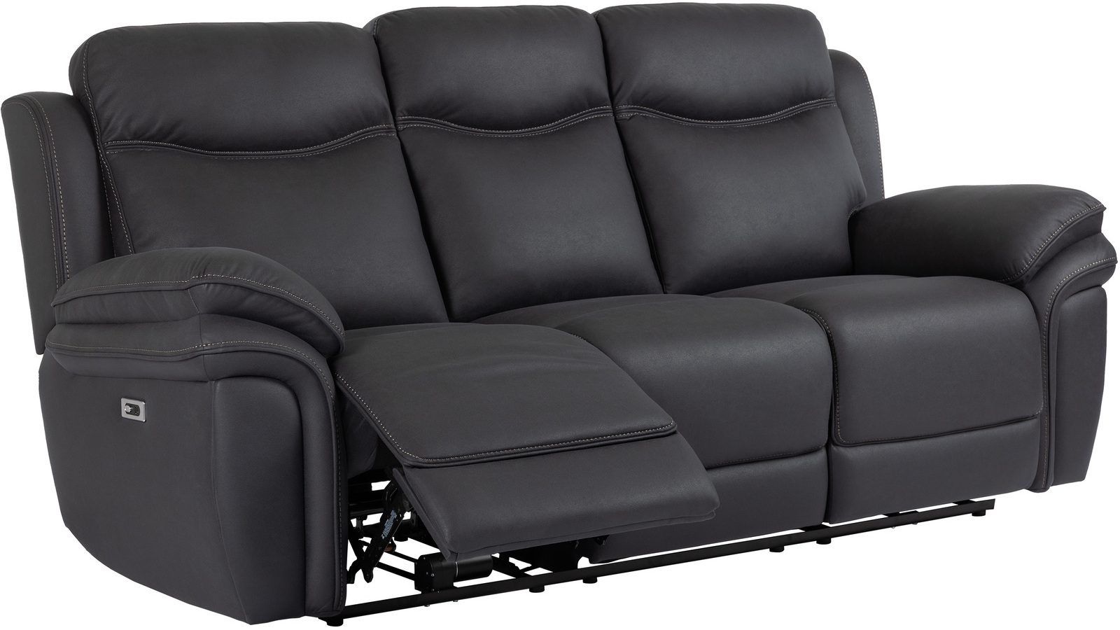 Livaro recliner-sohva 3-istuttava, sähkötoiminen - Musta