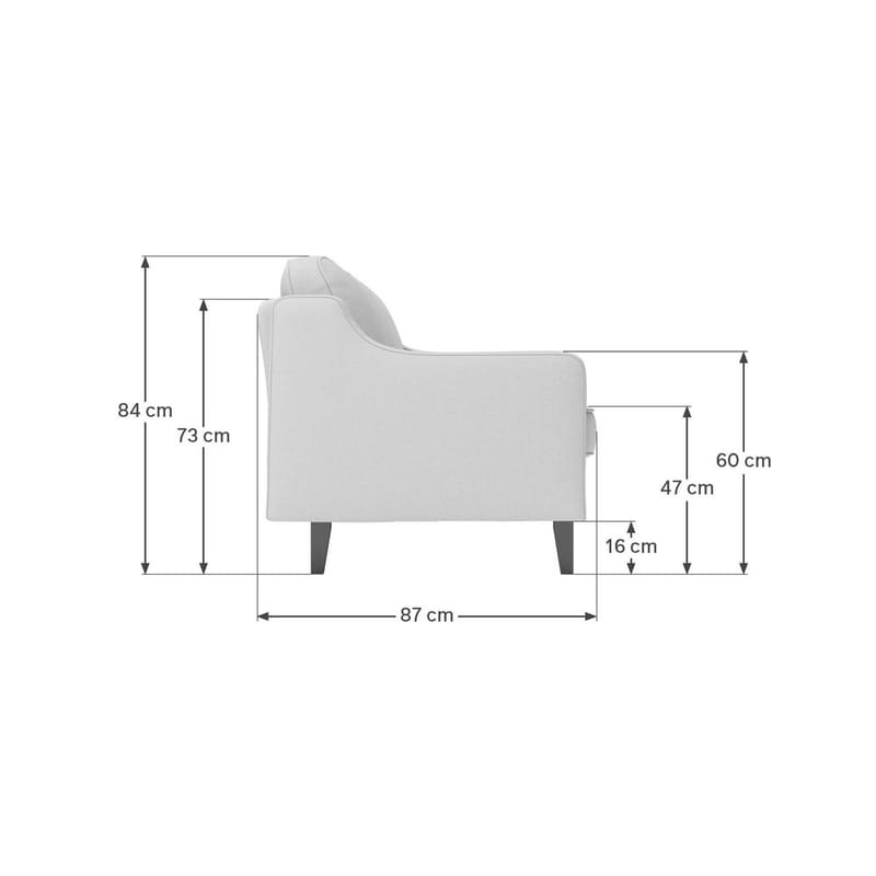 Lorvas 2-istuttava sohva - Ruskea/Tummankeltainen - Huonekalut - Sohva - 2:n istuttava sohva
