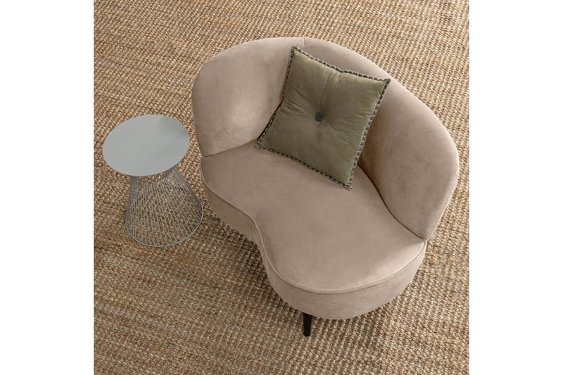 Lounge-nojatuoli Asra - Khaki - Huonekalut - Sohva - 2:n istuttava sohva