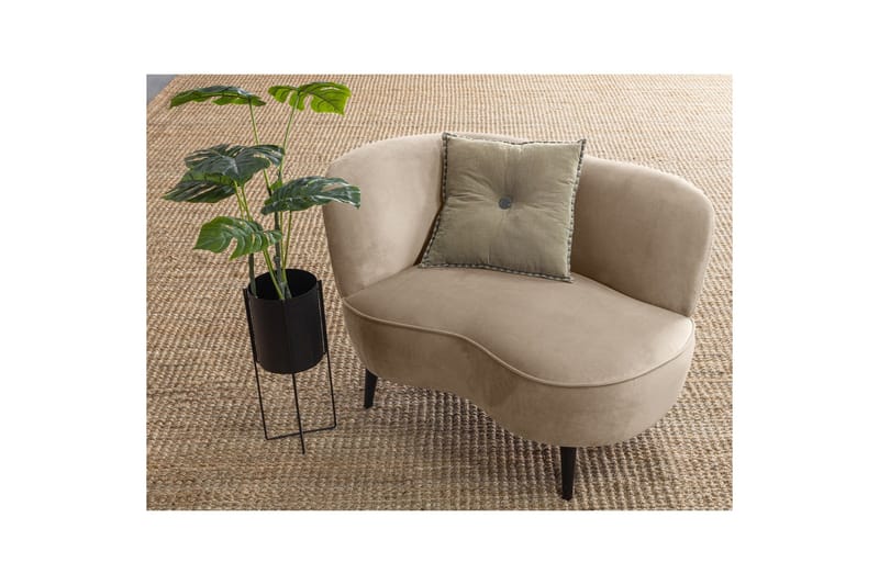 Lounge-nojatuoli Asra - Khaki - Huonekalut - Sohva - 2:n istuttava sohva