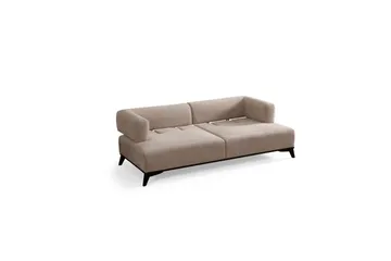 Malkiat Sohva 3-hengen - Beige/Musta - Huonekalut - Sohva - 3:n istuttava sohva