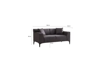 Malpani Sohva 2-sits - Antrasiitti - Huonekalut - Sohva - 2:n istuttava sohva