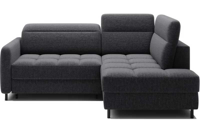 Masuo Vuodesohva lepotuolilla, 3-istuttava, Tummanharmaa