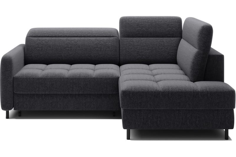 Masuo Vuodesohva lepotuolilla, 3-istuttava - Tummanharmaa - Huonekalut - Sohva - Vuodesohva