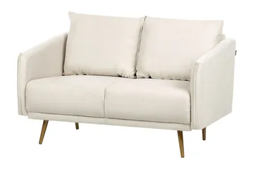 Maurana Sohva 2-istuttava - Beige/Kulta - Huonekalut - Sohva - 2:n istuttava sohva
