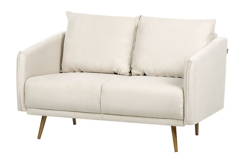 Maurana Sohva 2-istuttava - Beige/Kulta - Huonekalut - Sohva - 2:n istuttava sohva