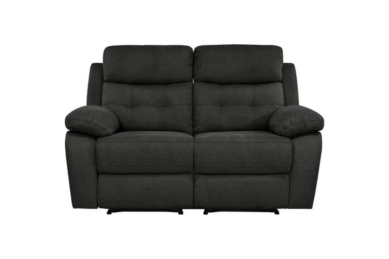 2-istuttava sohva Lannilis Antrasiitti, Kangas/Puu/Metalli, Antrasiitti, Kangas/Puu/Metalli